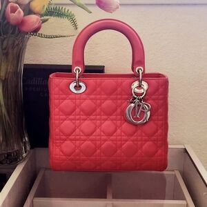 Dior Quilted Pink Handbag